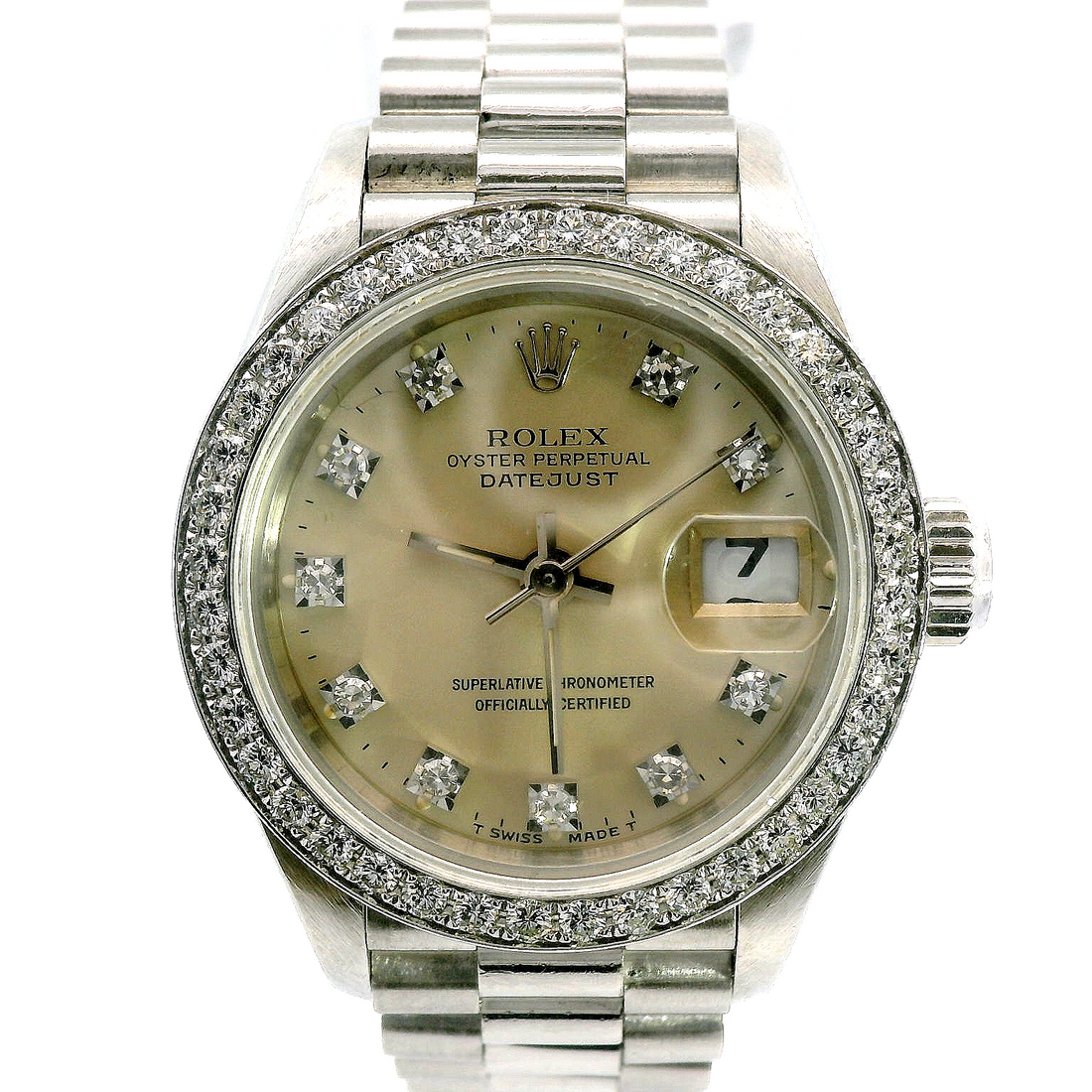 Rolex Lady DateJust 26mm Diamond Dial Ref. 69136