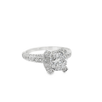 18kt White Gold Natural Round Diamond Engagement Ring (1.97ct)