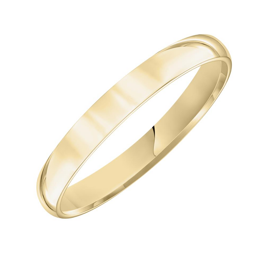 Artcarved 14K Yellow Gold 3.0mm Half Round Ring