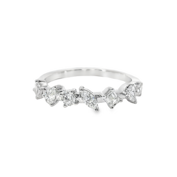 18kt Rosé Gold Diamond Geometric Ring (0.62ct)