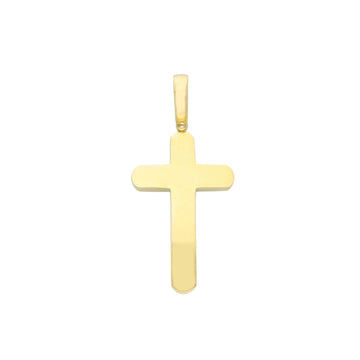 18kt Yellow Gold Italian Made Crucifix Pendant (8.4g)