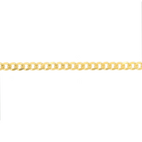 14K Yellow Gold 10" 2.7mm Curb Anklet (3.68g)