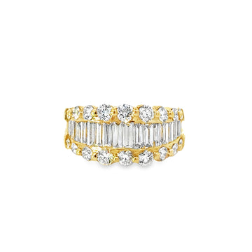 18kt Yellow Gold Diamond Ring (2.39ct)