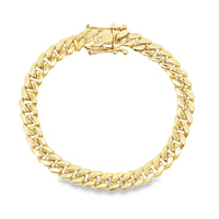 14kt Yellow Gold 8.5" 8mm Cuban Link Bracelet (45.2g)