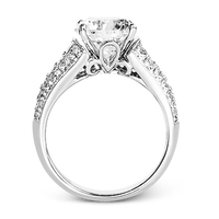 Simon G 18K White Gold Diamond Engagement Ring (4.49ct)