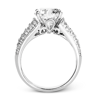 Simon G 18K White Gold Diamond Engagement Ring (4.49ct)