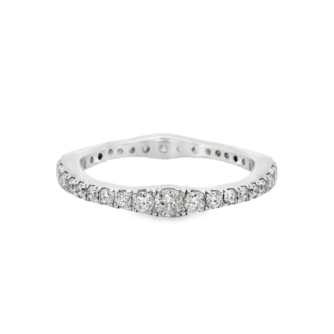 18kt White Gold Diamond Eternity Ring (0.84ct)