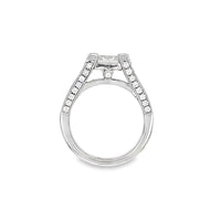 18K White Gold Natural Diamond Engagement Ring (3.03ct)