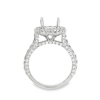 18K White Gold Diamond Semi-Mount Ring (1.60ct)