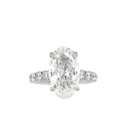 18K White Gold Natural Diamond Semi-Mount Ring (1.31ct)