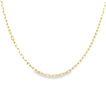 18kt Yellow Gold 18" 1.1mm Cable Chain (2.0g)