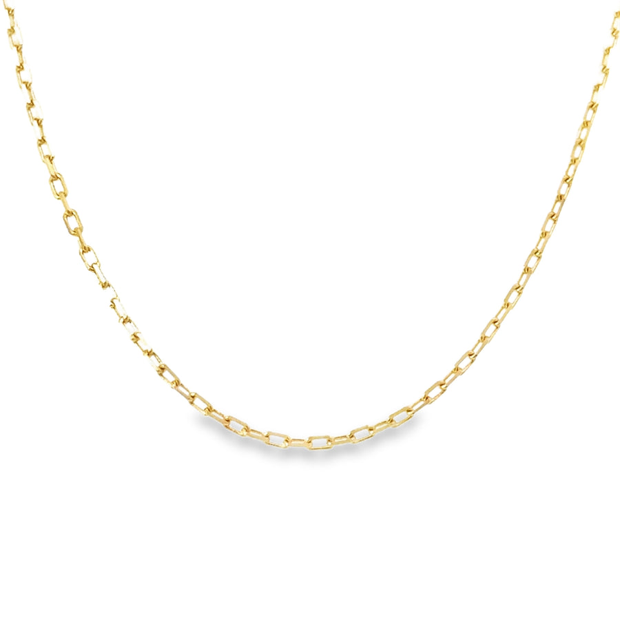 18kt Yellow Gold 18" 1.1mm Cable Chain (2.0g)