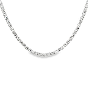 10K White Gold 24" Ice Style 2.5mm Chain (10.96g)