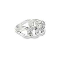 18kt White Gold Natural Diamond Contemporary Ring (0.46ct)