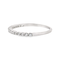 Diamond Wedding Bands  -  Women