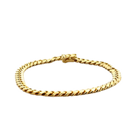 14kt Yellow Gold Cuban Link Bracelet (25.3g)