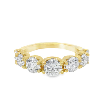 14kt Yellow Gold Lab-Grown Round Diamond Wedding Ring (1.91ct)