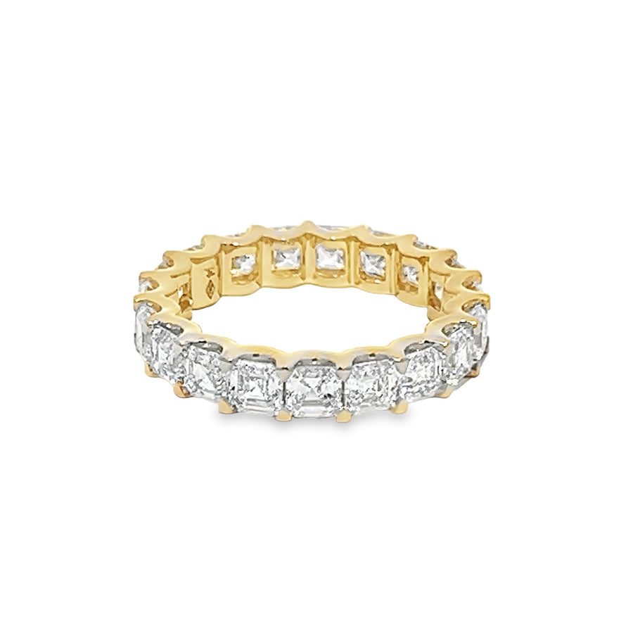 18K Yellow Gold Lab-Grown Diamond Wedding Ring (3.81ct)