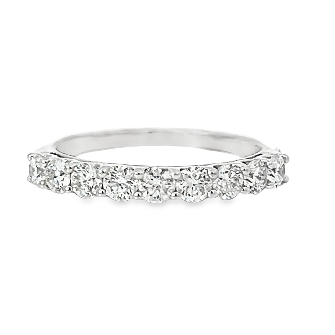 18kt White Gold Diamond Half Anniversary Ring (0.83ct)