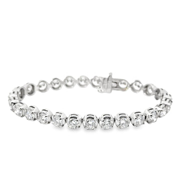 14kt White Gold Lab-Grown Diamond Tennis Bracelet (4.74ct)