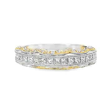 18kt WY Gold Diamond Vintage Ring (0.82ct)