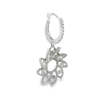 18kt White Gold Natural Diamonds Drop Earrings (1.65ct)