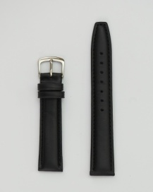 Hadley Roma Oil-Tan Leather Black Watch Strap