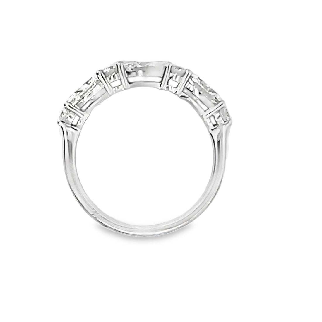 18K White Gold Marquise Diamond Wedding Ring (.96ct)