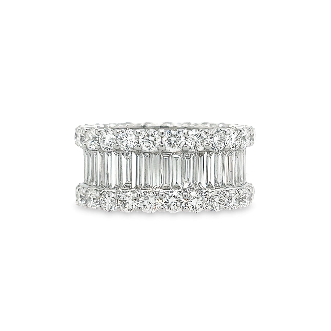 18kt White Gold Natural Diamond Eternity Ring (7.48ct)