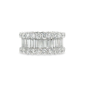 18kt White Gold Natural Diamond Eternity Ring (7.48ct)