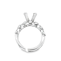 18kt White Gold Natural Diamond Wedding Ring Set (0.92ct)