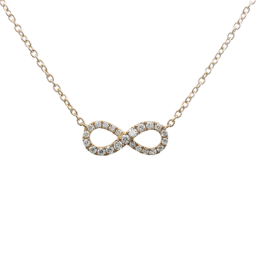 18kt Rosé Gold Natural Diamond Free Form Pendant (0.18ct)