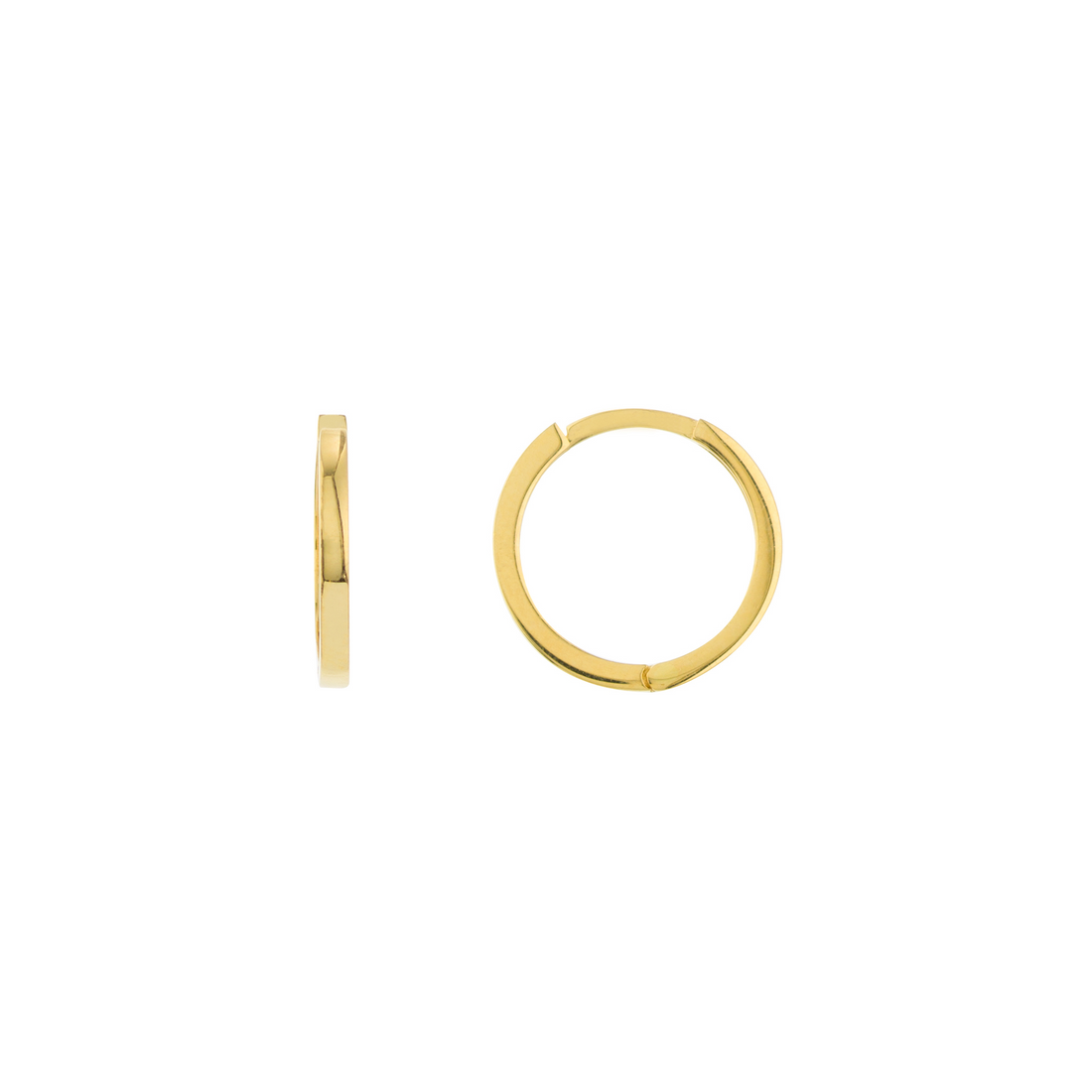 14kt Yellow Gold Small Hoop Earrings (1.52g)