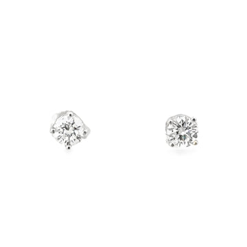 14kt White Gold Lab-Grown Diamond Stud Earrings (.65ct)