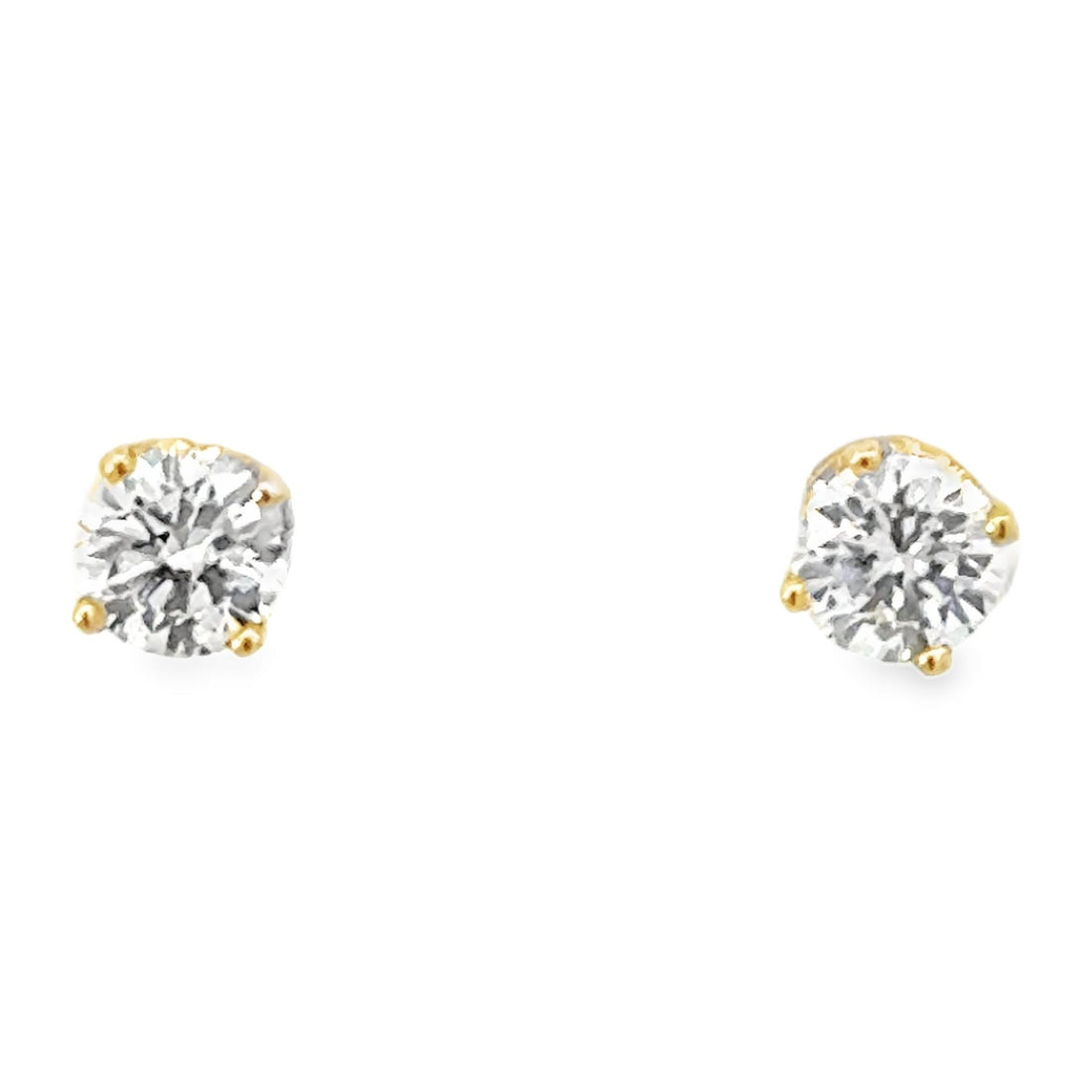 14kt Yellow Gold Lab-Grown Diamond Stud Earrings (.95ct)