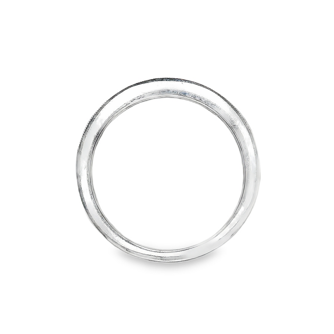 18kt White Gold Natural Round Diamond Wedding Ring (.14ct)