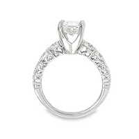 18K White Gold Lab-Grown Diamond Engagement Ring (3.59ct)