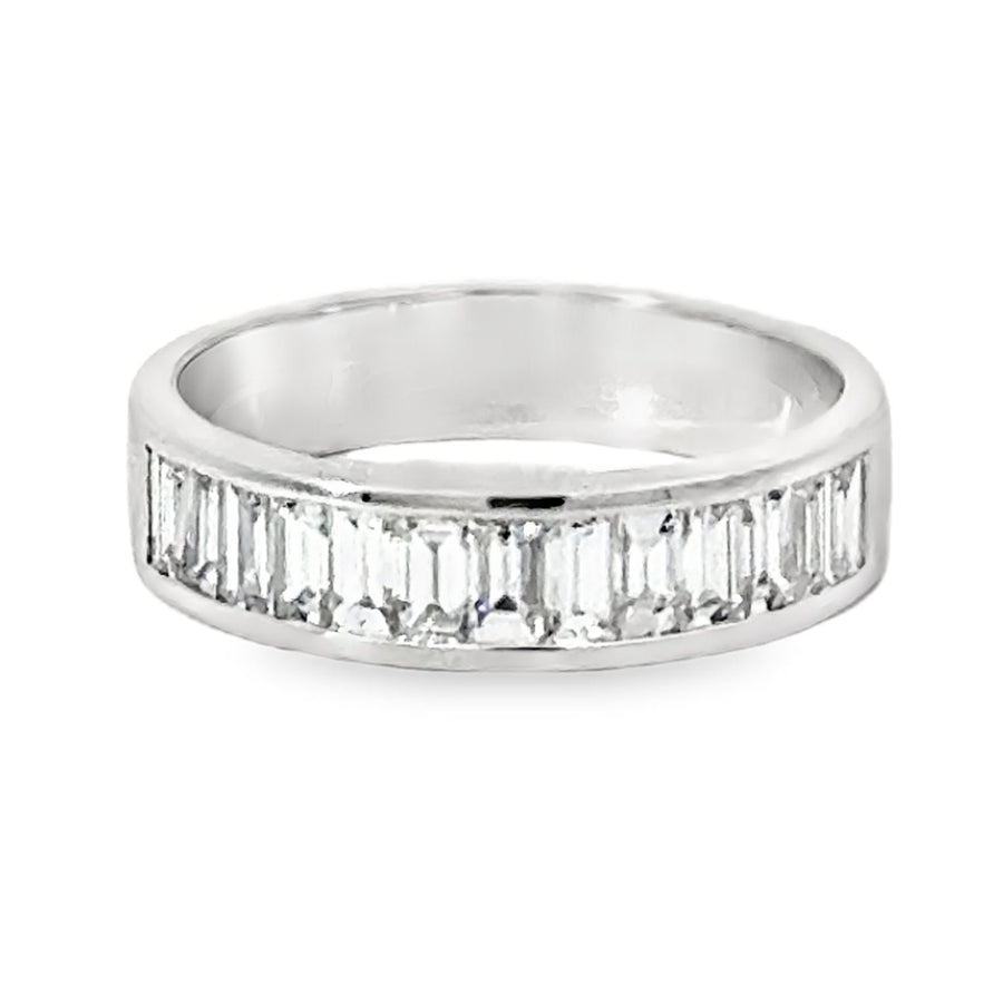 18kt White Gold Channel Set Diamond Wedding Ring (1.00ct)