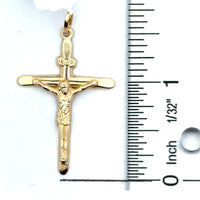 14kt Yellow Gold Italian Made Crucifix (1.43g)