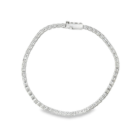 14K White Gold Lab-Grown Diamond Tennis Bracelet (5.03ct)