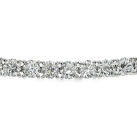 14kt White Gold 7" Lab-Grown Round Diamond Tennis Bracelet (6.53ct)