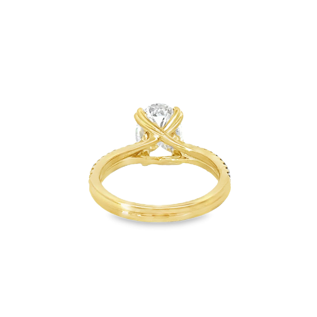 18kt Yellow Gold Round Diamond Engagement Ring (2.59ct)