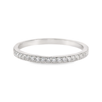 Diamond Wedding Bands  -  Women
