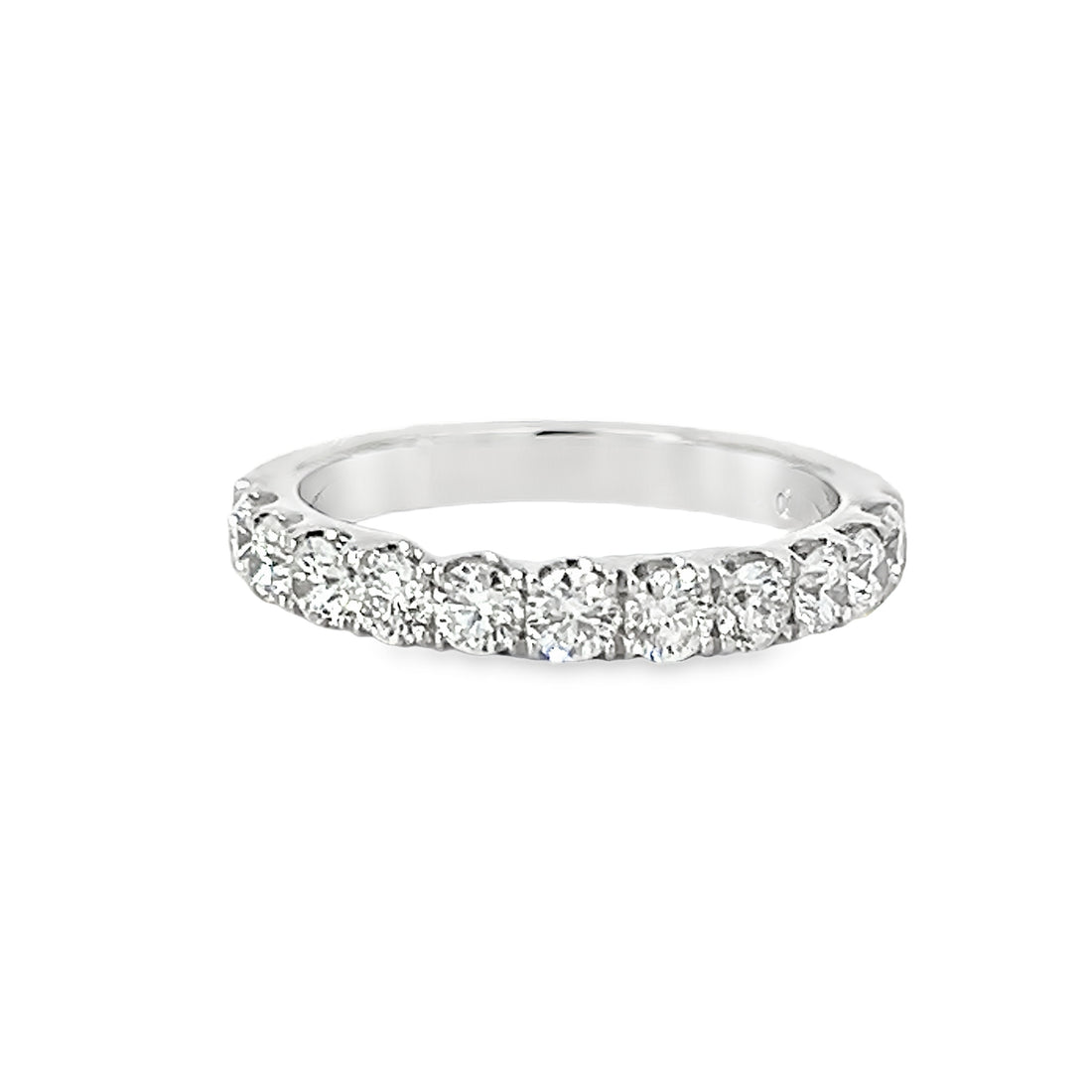 18kt White Gold Diamond Prong Set Wedding Ring (0.91ct)