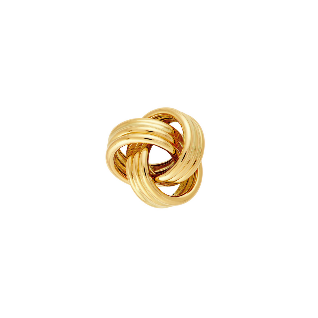 14kt Yellow Gold Love Knot Earrings
