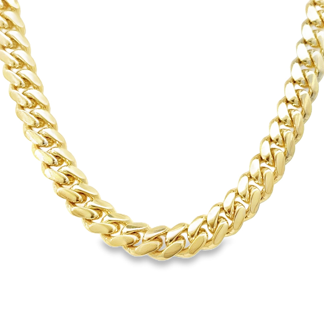 14kt Yellow Gold 24" 7mm Italian Made Cuban Link Chain (89.6g)