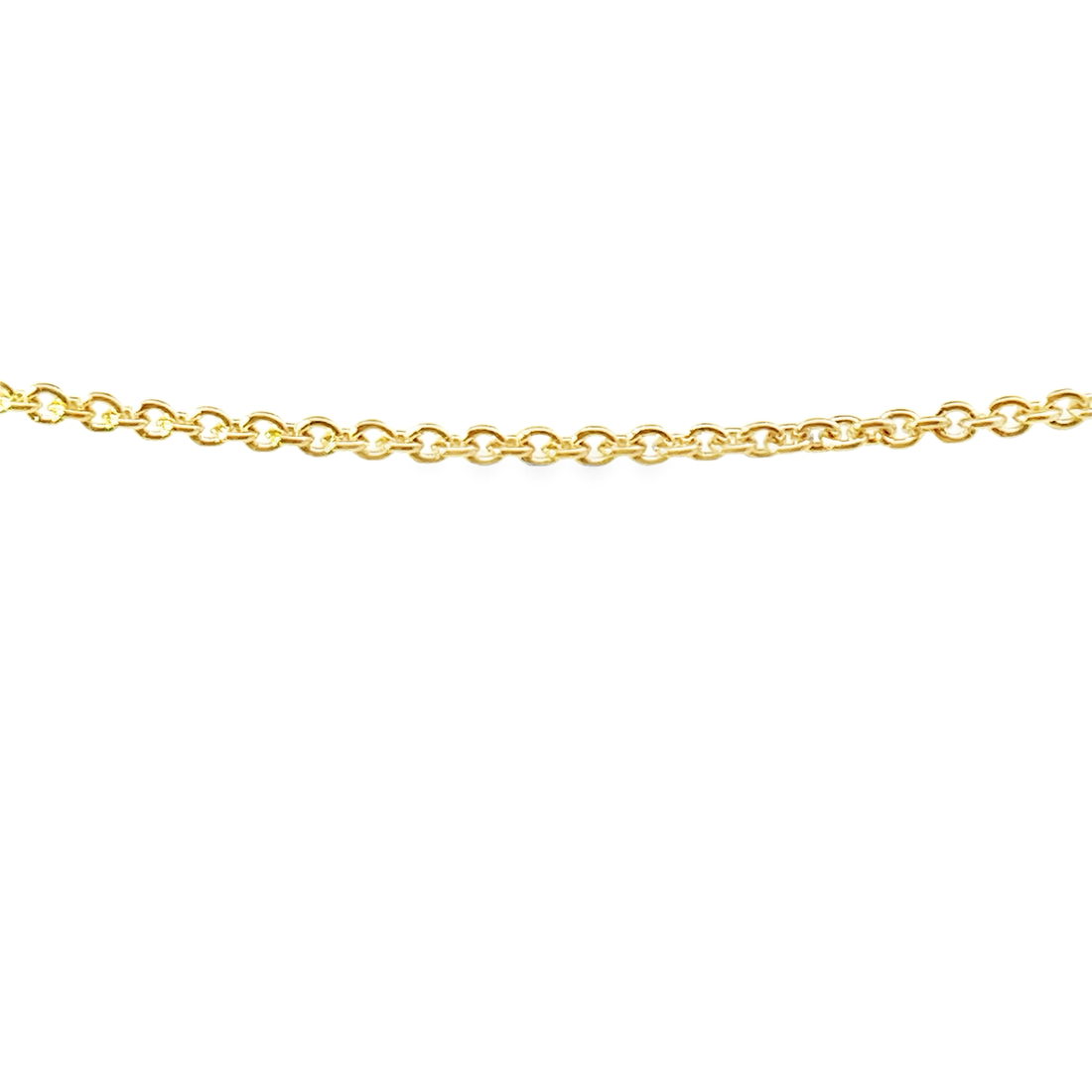 14K Yellow Gold 7" 1.44mm Cable Link Bracelet (1.45g)