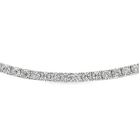 14kt White Gold 7" Lab-Grown Round Diamond Tennis Bracelet (4.57ct)