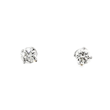 14kt White Gold Lab-Grown Diamond Stud Earrings (1.02ct)