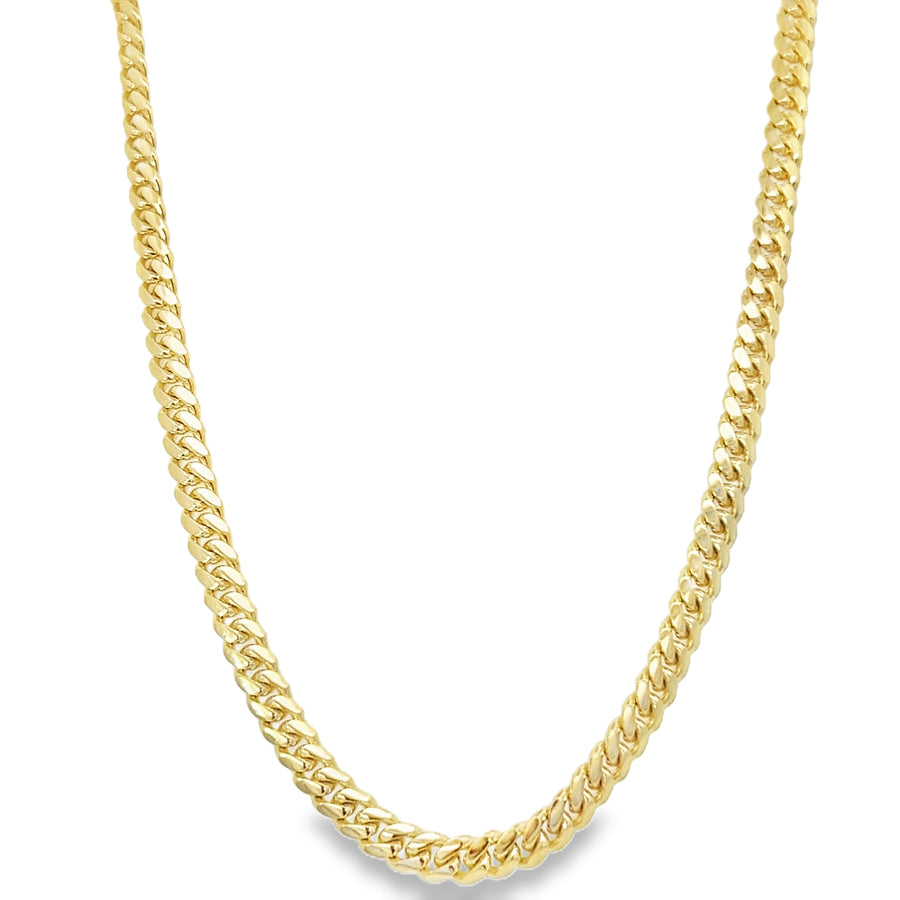 14kt Yellow Gold 5.0mm 24" Cuban Chain (48.6g)